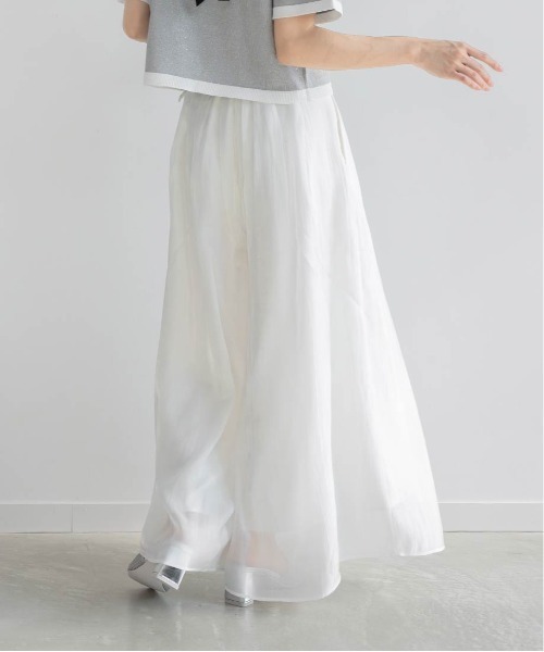 RANDA（ランダ）の「シアータックワイドパンツ（その他パンツ・レディース・イエロー/ホワイト/ピンク・0/1）」の7枚目の写真