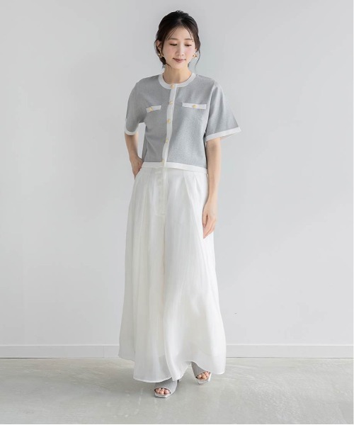 RANDA（ランダ）の「シアータックワイドパンツ（その他パンツ・レディース・イエロー/ホワイト/ピンク・0/1）」の10枚目の写真