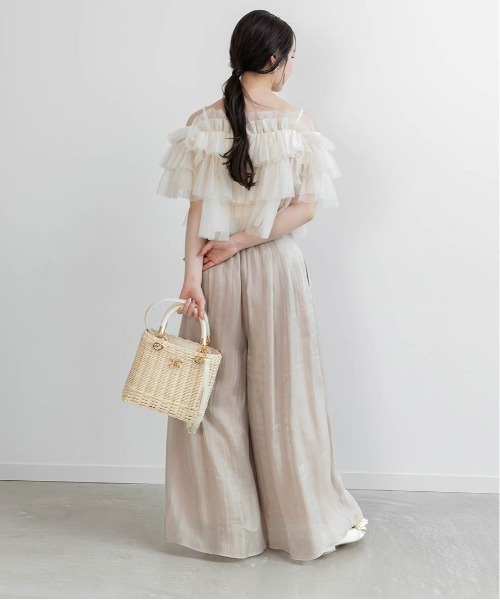 RANDA（ランダ）の「シアータックワイドパンツ（その他パンツ・レディース・イエロー/ホワイト/ピンク・0/1）」の20枚目の写真