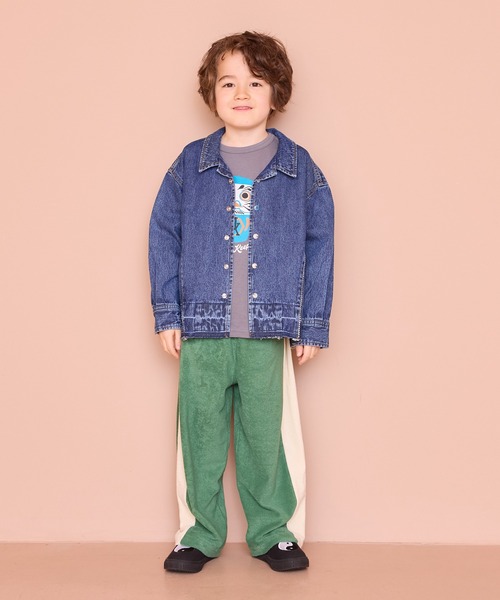 Life Support Products（ライフサポートプロダクツ）の「【COTTON from U.S.A】プリントTシャツ（Tシャツ/カットソー・キッズ・ネイビー/チャコール/グリーン/レッド/ブラック/アイボリー/ライトピンク/オフホワイト・80/90/95/100/110/120/130/140/150）」の13枚目の写真