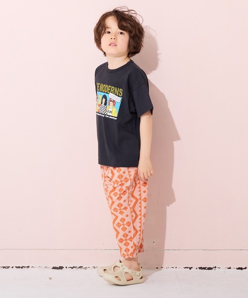 Life Support Products（ライフサポートプロダクツ）の「【COTTON from U.S.A】プリントTシャツ（Tシャツ/カットソー・キッズ・ネイビー/チャコール/グリーン/レッド/ブラック/アイボリー/ライトピンク/オフホワイト・80/90/95/100/110/120/130/140/150）」の15枚目の写真