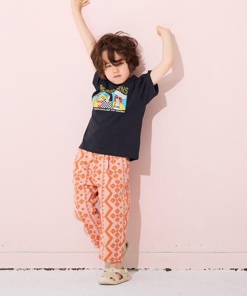 Life Support Products（ライフサポートプロダクツ）の「【COTTON from U.S.A】プリントTシャツ（Tシャツ/カットソー・キッズ・ネイビー/チャコール/グリーン/レッド/ブラック/アイボリー/ライトピンク/オフホワイト・80/90/95/100/110/120/130/140/150）」の16枚目の写真