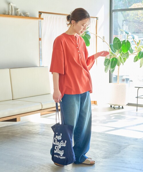 reddish brown ニットプルオーバー 微起毛ドルマンニットプルオーバー