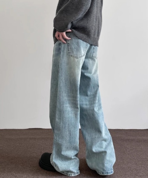 REBALANCE(リバランス)の「ワイドメンズデニム(デニムパンツ・メンズ・A・MEDIUM/LARGE/X-LARGE)」の4枚目の写真