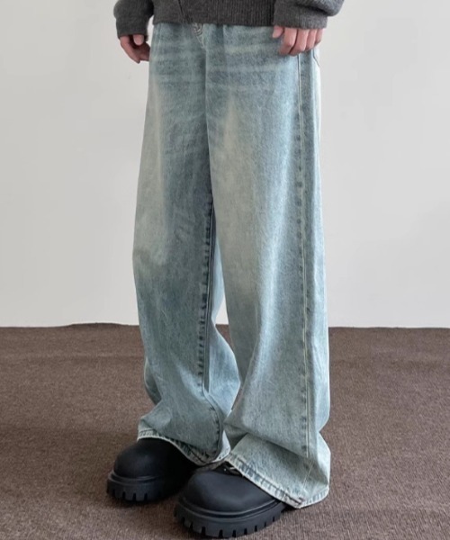 REBALANCE(リバランス)の「ワイドメンズデニム(デニムパンツ・メンズ・A・MEDIUM/LARGE/X-LARGE)」の7枚目の写真