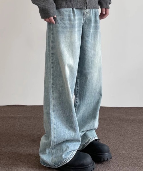 REBALANCE(リバランス)の「ワイドメンズデニム(デニムパンツ・メンズ・A・MEDIUM/LARGE/X-LARGE)」の8枚目の写真
