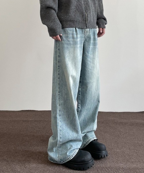 REBALANCE(リバランス)の「ワイドメンズデニム(デニムパンツ・メンズ・A・MEDIUM/LARGE/X-LARGE)」の10枚目の写真