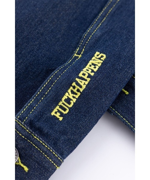 WOKE EDGE（ウォークエッジ）の「デニムジャケット｜Candy Weave Denim Jacket｜WOKE EDGE（デニムジャケット・メンズ・ブルー・S/L/M/XL）」の8枚目の写真