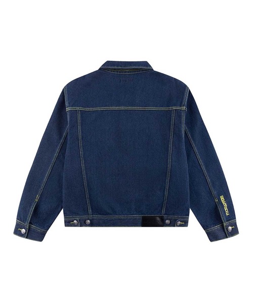WOKE EDGE（ウォークエッジ）の「デニムジャケット｜Candy Weave Denim Jacket｜WOKE EDGE（デニムジャケット・メンズ・ブルー・S/L/M/XL）」の2枚目の写真