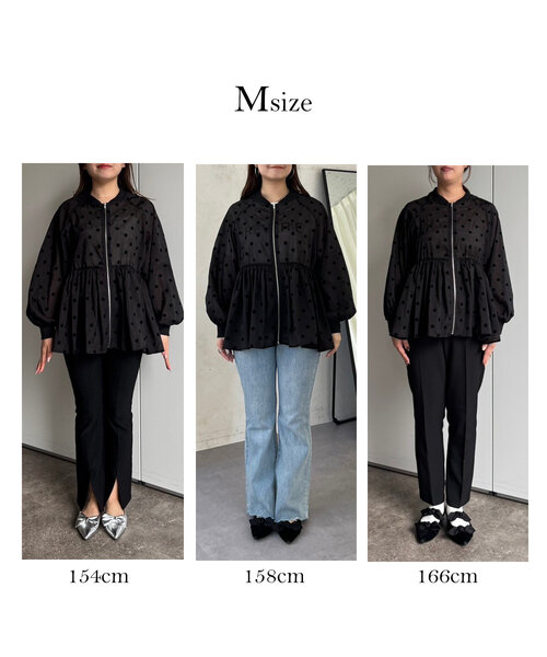 proseverse ペプラムジップアップレザーブルゾン ジャケット prose