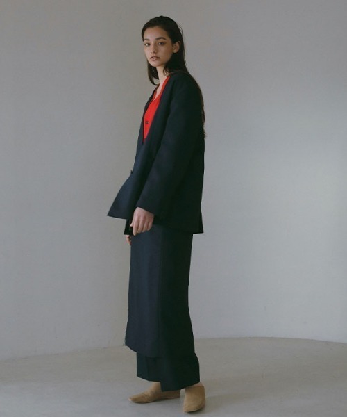 セール】カットオフノーカラージャケット（ノーカラージャケット