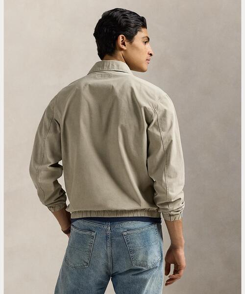 POLO RALPH LAUREN(ポロ ラルフ ローレン)の「Bayport ミネラルダイド ポプリン ジャケット(ブルゾン・メンズ・グリーン系1・L/M/S/XS)」の6枚目の写真