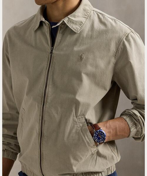 POLO RALPH LAUREN(ポロ ラルフ ローレン)の「Bayport ミネラルダイド ポプリン ジャケット(ブルゾン・メンズ・グリーン系1・L/M/S/XS)」の5枚目の写真
