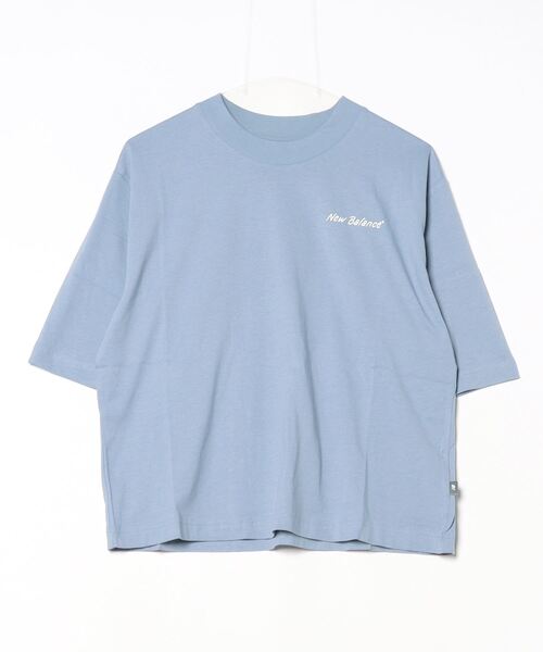 NEW BALANCE（ニューバランス）の「【別注】ニューバランス New Balance パークガールTシャツ_ 限定コラボ（Tシャツ/カットソー・レディース・サックスブルー/オフホワイト/チャコールグレー・M/L/S/XL）」の3枚目の写真