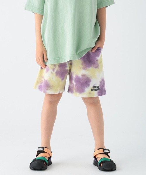 BAYFLOW（ベイフロー）の「[ゆったりシルエット♪]タイダイショーツ(KIDS)（その他パンツ・キッズ・グリーン/ブルー/パープル・110cm/120cm/140cm/130cm/150cm）」の3枚目の写真