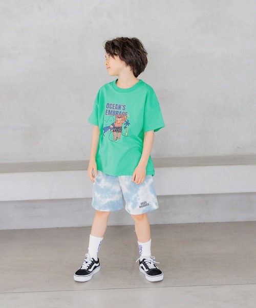 BAYFLOW（ベイフロー）の「[ゆったりシルエット♪]タイダイショーツ(KIDS)（その他パンツ・キッズ・グリーン/ブルー/パープル・110cm/120cm/140cm/130cm/150cm）」の7枚目の写真