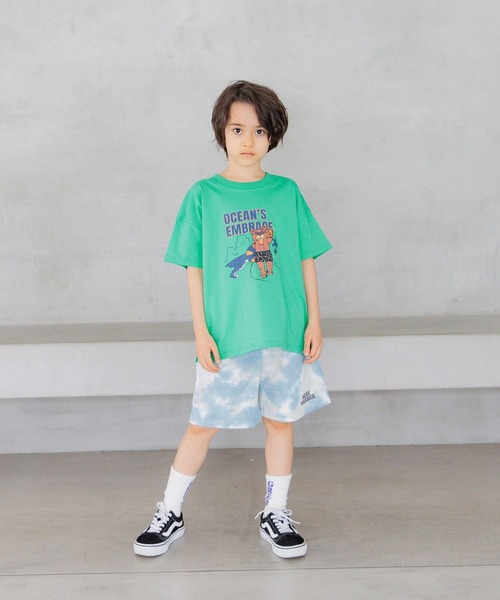 BAYFLOW（ベイフロー）の「[ゆったりシルエット♪]タイダイショーツ(KIDS)（その他パンツ・キッズ・グリーン/ブルー/パープル・110cm/120cm/140cm/130cm/150cm）」の6枚目の写真