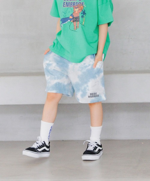 BAYFLOW（ベイフロー）の「[ゆったりシルエット♪]タイダイショーツ(KIDS)（その他パンツ・キッズ・グリーン/ブルー/パープル・110cm/120cm/140cm/130cm/150cm）」の5枚目の写真
