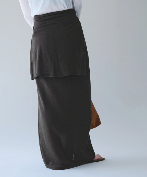 完売品　EMILY WEEK シアータイトスカート　ベージュ シアータイトスカート（スカート）｜EMILY WEEK（エミリー