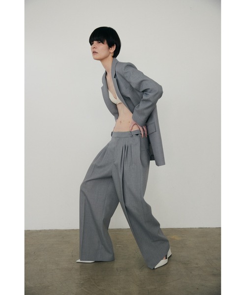 セール】【Abor】3Tuck Wide Pants/スリータックワイドパンツ（その他