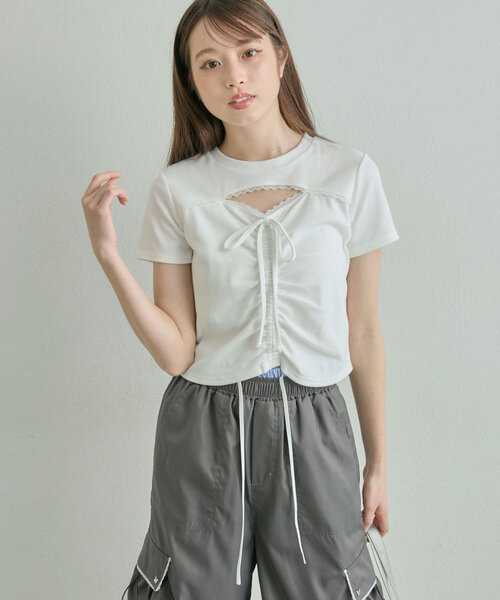 売れ筋商品|||オルセン カットソー トップス レディース Women's Classic Striped T-Shirt Olive Buy Olive Green Stripe Girlfriend Oversized Long Sleeve