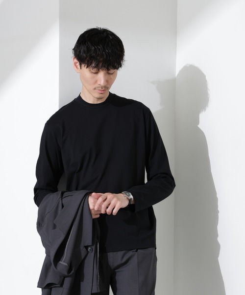 セール】ジャケT(R) クルーネック 長袖（Tシャツ/カットソー）｜NANO