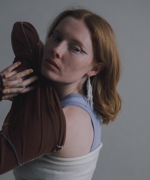 URBAN RESEARCH（アーバンリサーチ）の「decor『デコール』　Fringe 1P Pierce（ピアス（両耳用）・レディース・クリア・-）」の4枚目の写真