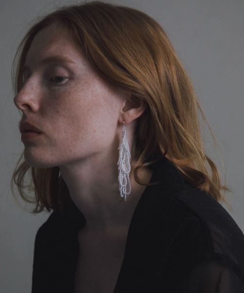 URBAN RESEARCH（アーバンリサーチ）の「decor『デコール』　Fringe 1P Pierce（ピアス（両耳用）・レディース・クリア・-）」の6枚目の写真