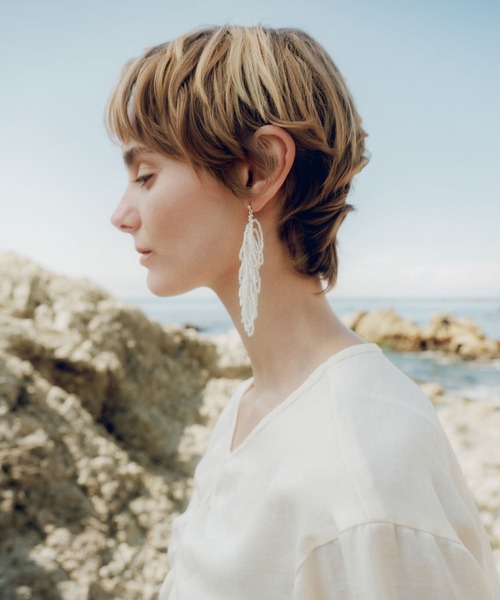 URBAN RESEARCH（アーバンリサーチ）の「decor『デコール』　Fringe 1P Pierce（ピアス（両耳用）・レディース・クリア・-）」の7枚目の写真