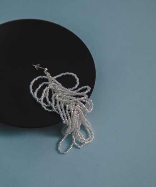 URBAN RESEARCH（アーバンリサーチ）の「decor『デコール』　Fringe 1P Pierce（ピアス（両耳用）・レディース・クリア・-）」の9枚目の写真