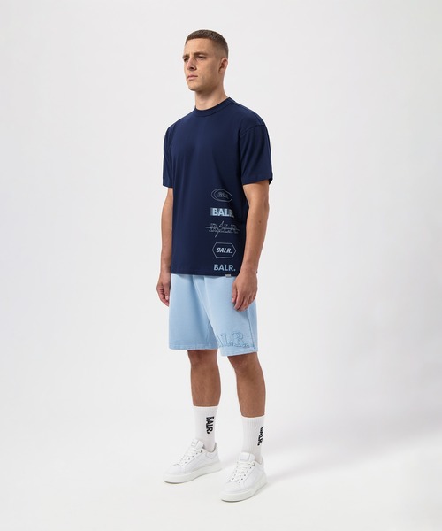 BALR ロゴ入りボックスTシャツ 関税送料込み BALR. ロゴ入りボックスTシャツ 関税送料込み (BALR/Tシャツ