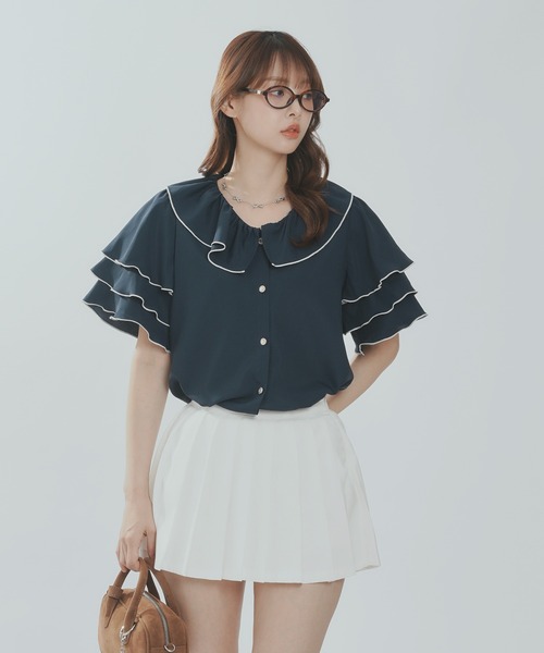 レイヤードフリルブラウス / Layered frill blouse（シャツ/ブラウス