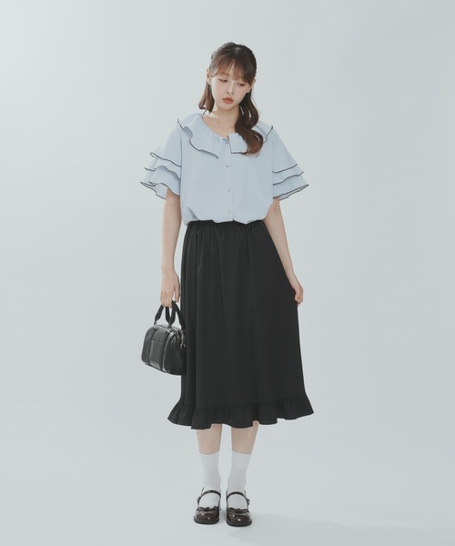 レイヤードフリルブラウス / Layered frill blouse（シャツ/ブラウス