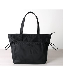 Cinderella（シンデレラ）の「トートバッグ レディース 手提げ ショルダーバッグ 大容量 大きめ ナイロンバッグ 鞄 エコバッグ バッグ 仕切り おしゃれ かわいい シンプル 無地 黒 ブラック ベージュ 推し活バッグ 20代 30代 40代 50代 ポケット ハンドバッグ（トートバッグ）」