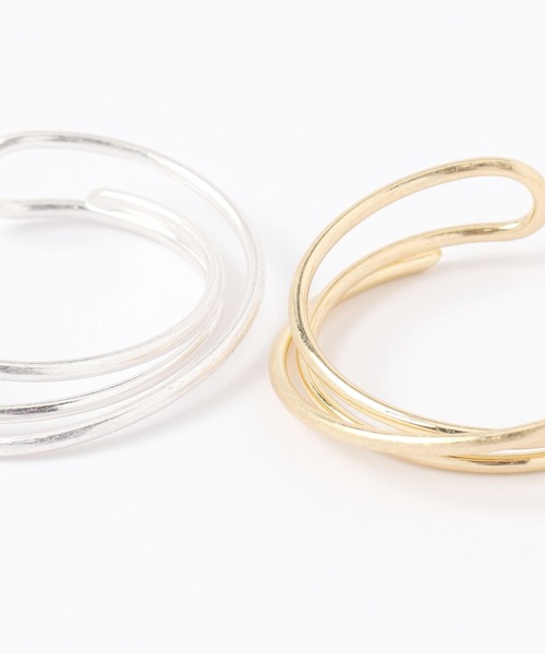 LEPSIM（レプシィム）の「メタルバングル　451314（バングル/リストバンド・レディース・ゴールド/シルバー・ONE SIZE）」の6枚目の写真