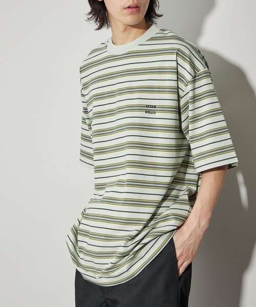 マルチボーダーTシャツ マルチボーダー半袖Tシャツ | ファッション通販サイト NUGU