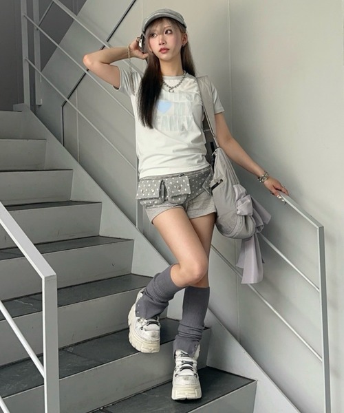 ★FANCYCLUB★GIRLS MY FANCY TEE (GRAY)★正規品/韓国直送料込 FANCY CLUB】GIRLS MY FANCY TEE（Tシャツ/カットソー）｜FANCY