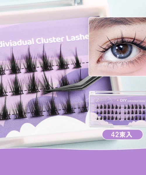 shoppinggo（ショッピングゴー）の「つけまつげ 42束入（まつ毛/アイケア・レディース・ブラック・FREE）」の10枚目の写真