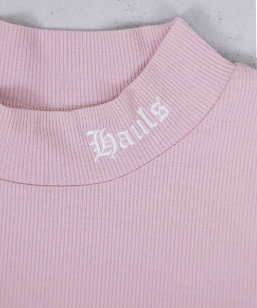 Hauls(ハウルズ)の「アームウォーマー付き ぴちTEE(Tシャツ/カットソー・レディース・ホワイト/ピンク/ブラック・F)」の9枚目の写真