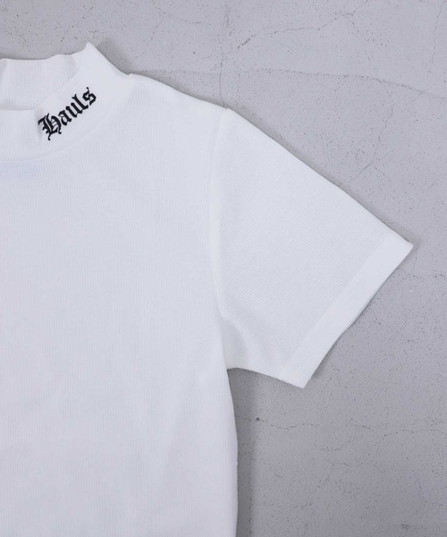 Hauls(ハウルズ)の「アームウォーマー付き ぴちTEE(Tシャツ/カットソー・レディース・ホワイト/ピンク/ブラック・F)」の19枚目の写真