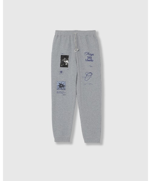 THINGS THAT MATTER（シングス ザット マター）の「"CHAOTIC" SWEAT PANTS / カオティックスウェットパンツ（スウェットパンツ・レディース・ブラック/グレー/アイボリー・1/2）」の9枚目の写真