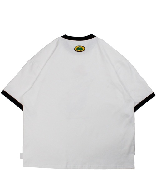 L.H.P（エルエイチピー）の「Parappa The Rapper/パラッパラッパー/プリント リンガー半袖 TEE（Tシャツ/カットソー・メンズ・グレー/オレンジ/ブラック・M/L）」の14枚目の写真