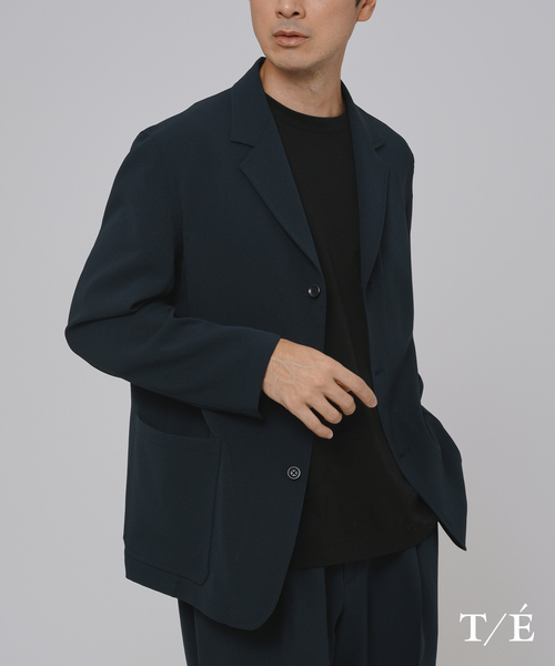 Product Twelve（プロダクトトゥエルブ）の「T/E(ティーイー) フレンチワーク ジャケット（テーラードジャケット・メンズ・ブラック/ネイビー・SMALL/MEDIUM/LARGE）」の2枚目の写真