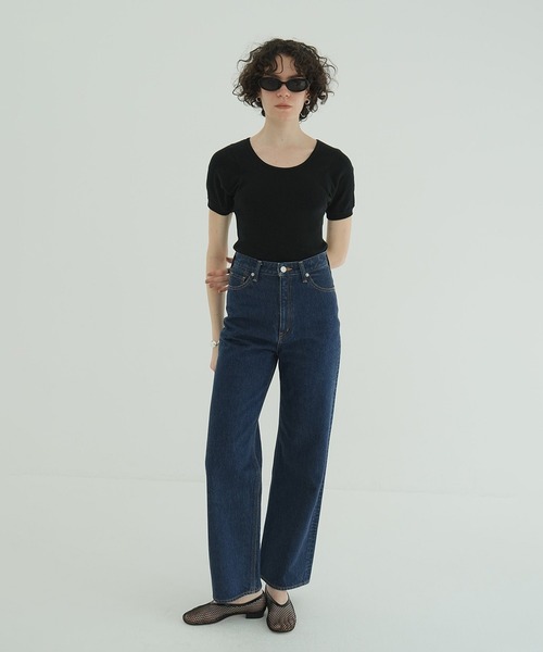 トップス SCOOP LINE RIB TOPS SCOOP LINE RIB TOPS（Tシャツ/カットソー）｜CLANE（クラネ）の