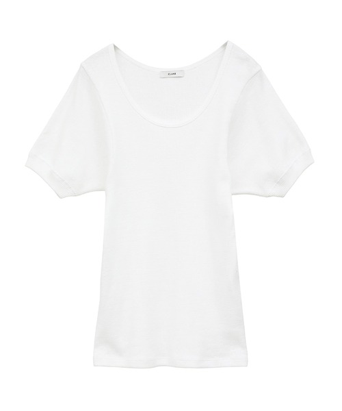 トップス CLANE SCOOP LINE RIB TOPS SCOOP LINE RIB TOPS（Tシャツ/カットソー）｜CLANE（クラネ）の