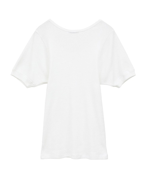 SCOOP LINE RIB TOPS（Tシャツ/カットソー）｜CLANE（クラネ）の
