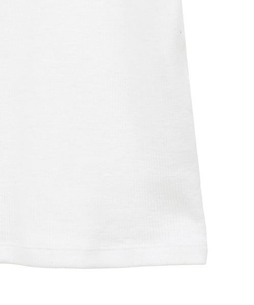 SCOOP LINE RIB TOPS（Tシャツ/カットソー）｜CLANE（クラネ）の