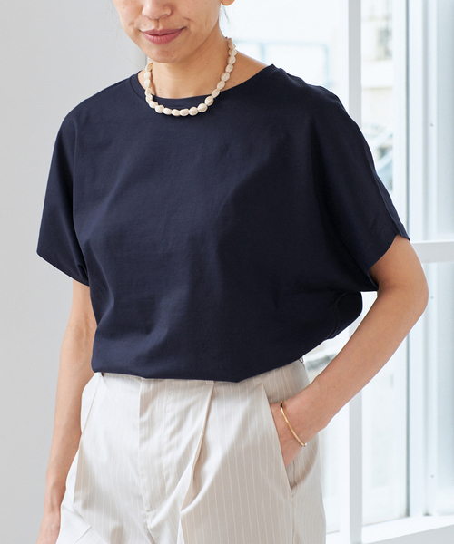 Tシャツ　イエナ　エイトン イエナ IENA ATON/エイトン 別注 AIR SPINNING OVER SIZE TEE T