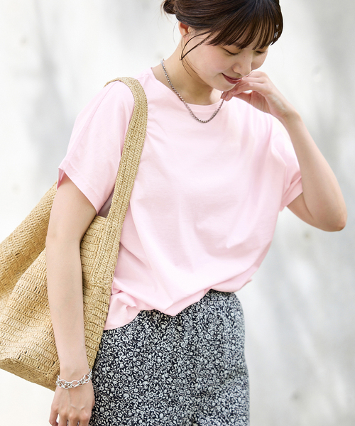 ATON/エイトン SUVIN 60/2 CAP SLEEVE TEE Tシャツ（Tシャツ