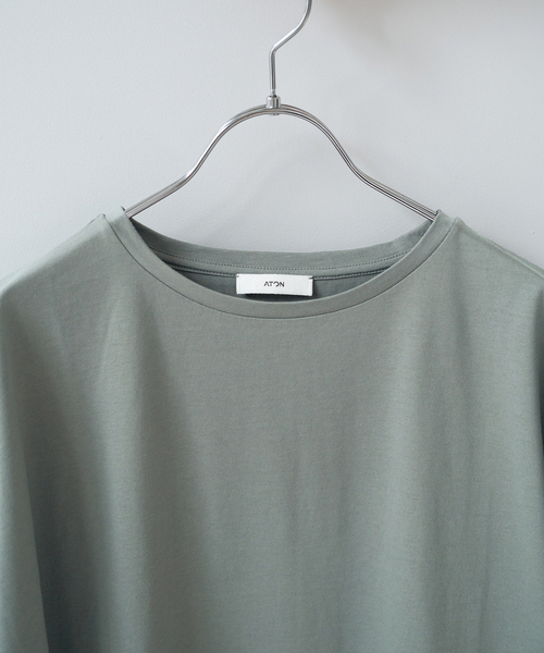 ATON/エイトン SUVIN 60/2 CAP SLEEVE TEE Tシャツ（Tシャツ